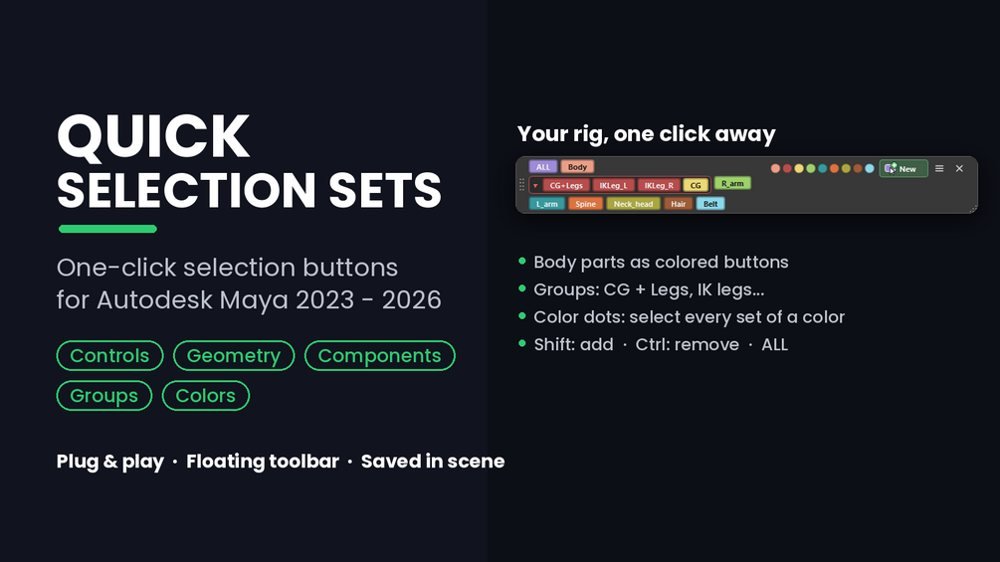 Quick Selection Sets — Gumroad cover